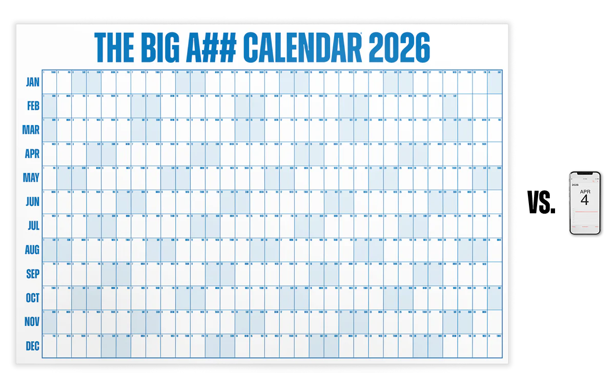 Comparație Calendar Telefon vs Big Ass Calendar